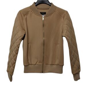 NWT CHOCOLATE USA Bronzed Babe Bomber Jacket M